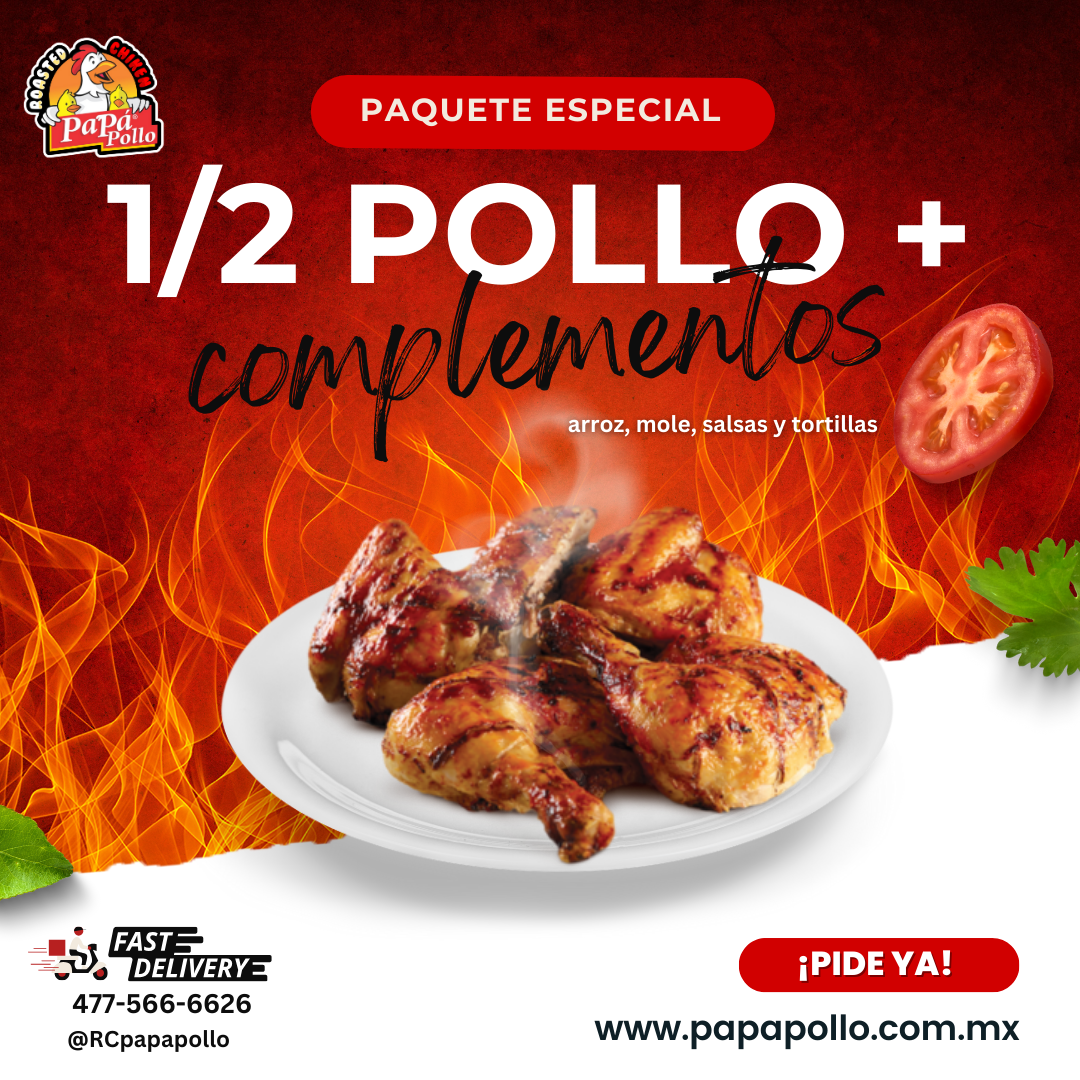 Medio Pollo con Complementos