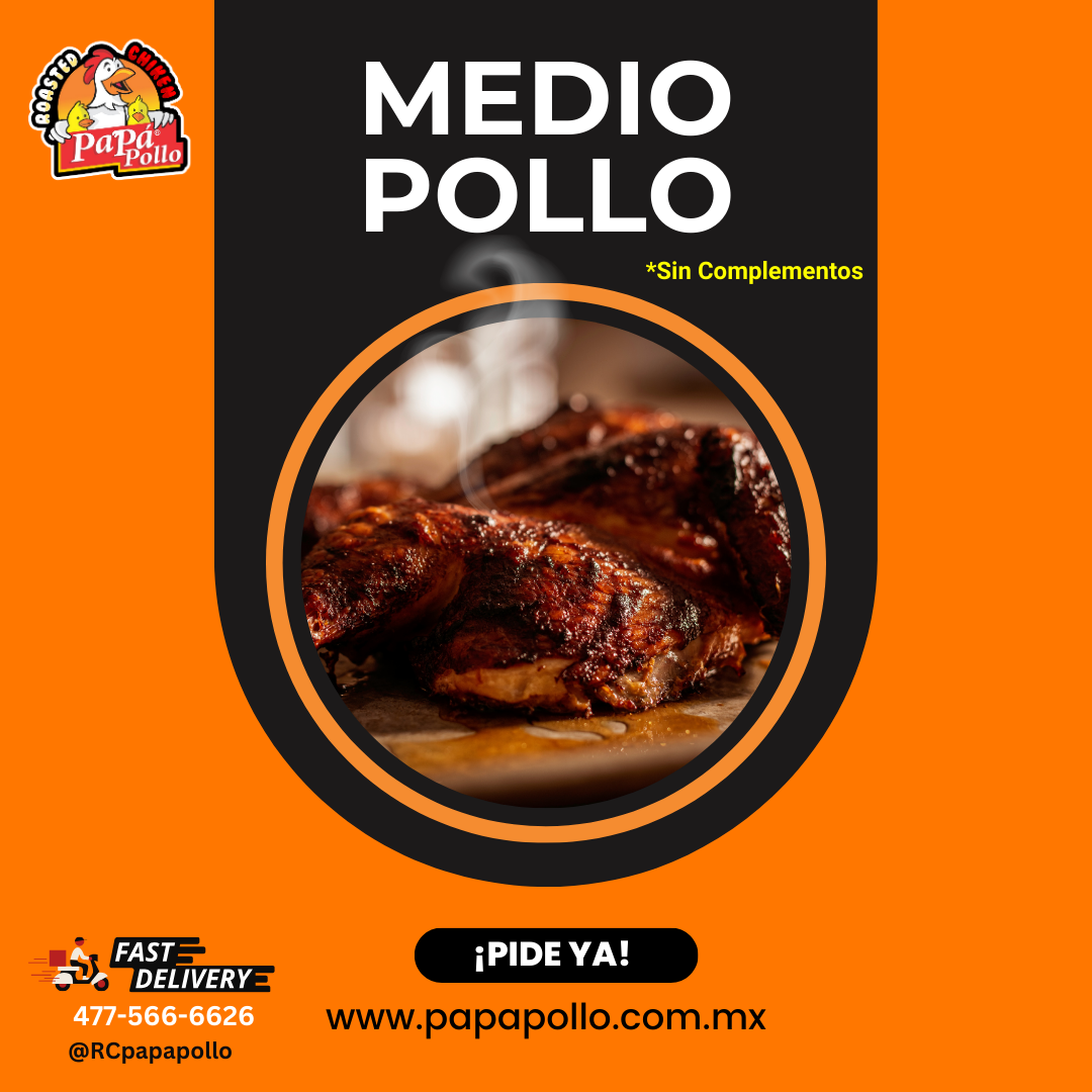 Medio Pollo Sin Complementos